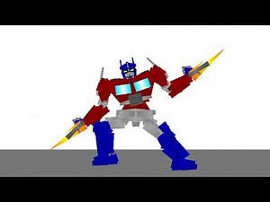transformers optimus prime (stick nodes)