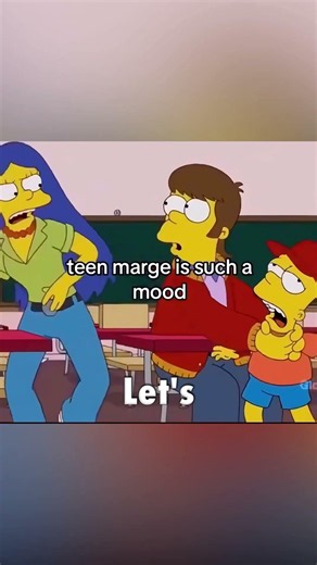 Teen Marge Is such A Mood.🤣