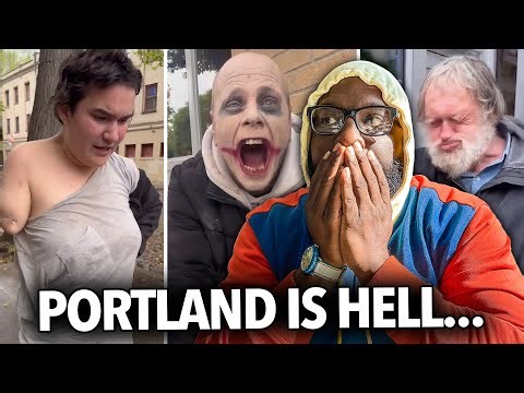 "Portland Is Hell, Everyone Belongs In a Crazy House..." Man Shows the Streets of This Liberal City