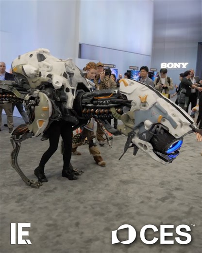 1.9M views · 10K reactions | CES 2025: Sony's futuristic robotic suit blurs lines between sci-fi and reality. #CES #CES2025 #SonyRobotics #FuturisticTech #SciFiToReality | Interesting Engineering | Facebook