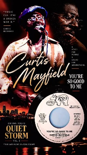 He Was Paralyzed From The Neck Down And Still Sang | Curtis Mayfield You're So Good To Me
