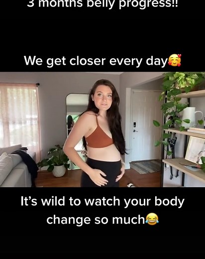 Crazy to think she will be here in 3 months! #pregnant #babybump #26weeks #babiesoftiktok #pregnanttiktok #bumpprogress
