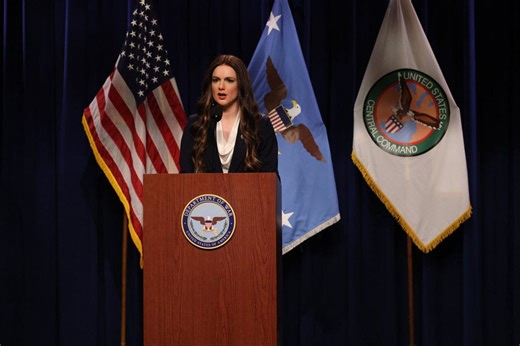 'SNL' mocks Kristi Noem's firing, Hegseth on Iran in cold open