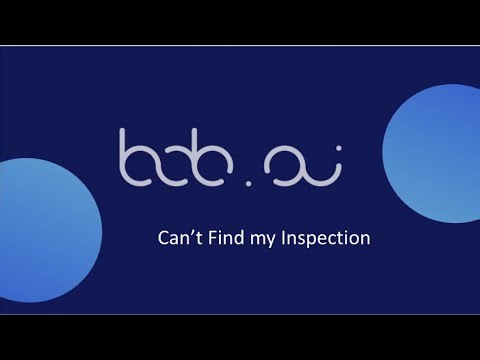 Can't find my inspection - Housing Providers