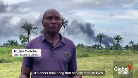 Illegal Nigerian oil refinery blast kills at least 37 people