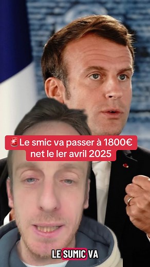 Augmentation du SMIC à 1800€ en avril 2025
