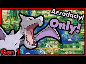 HORRIBLE Moveset! - Can I Beat Pokemon Red with ONLY Aerodactyl? 🔴 Pokemon Challenges