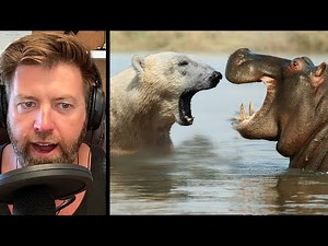 Polar Bear vs Hippo. Who Wins in a Fight?