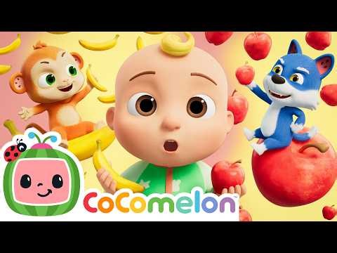 Apples and Bananas 🍎| NEW 🍌 JJ's Animal Time | CoComelon Nursery Rhymes & Kids Songs