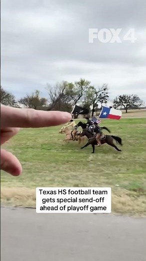 Henrietta High football team gets Texas send-off