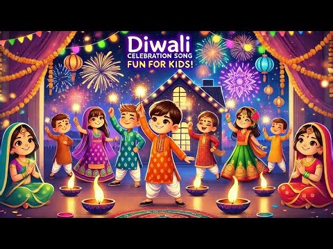 Diwali Kids Song | Sing, Dance & Celebrate with Fireworks!