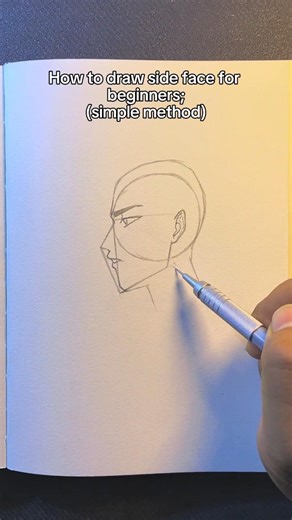 How to draw side profile - easy tutorial‼️✅️