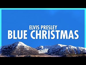 Elvis Presley - Blue Christmas (Lyrics) (432Hz)