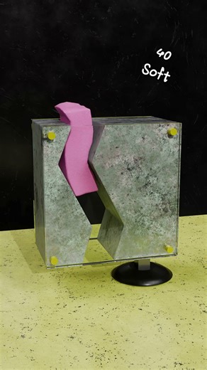 Different softness tested through tunnel experiments#blender3dmodel #animation #satisfying