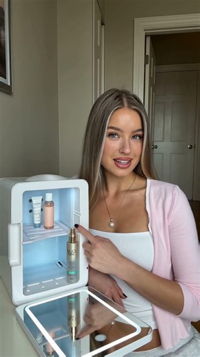 Mini Skincare Fridge Review | Aesthetic Beauty Find for Skincare Routine