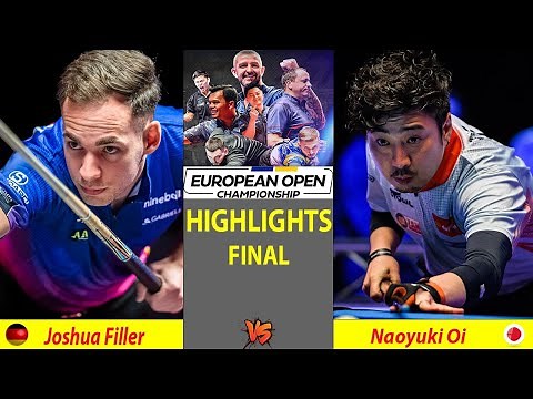 HIGHLIGHTS FINAL | Joshua Filler vs Naoyuki Oi | European Open Pool Championship 2025