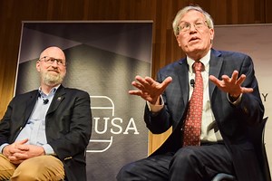 Frenemies David French and Erwin Chemerinsky battle over politics and culture without getting nasty - Berkeley News