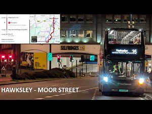 Explore Birmingham by Bus - NX West Midlands Route 35 - Hawkesley to Birmingham Moor Street