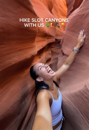 An emotional rollercoaster going through this😭😅🤩🤨 📍 Escalante, Utah #comehikingwithus #hikingvlog #southernutah #hikingutah #hikewithme