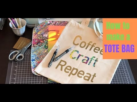 How to Apply HTV on a Canvas Tote Bag