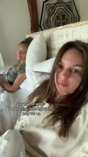 Water poisoning in Tulum: Eve Gavriella, Kjersti Solberg, Michelle Mylett