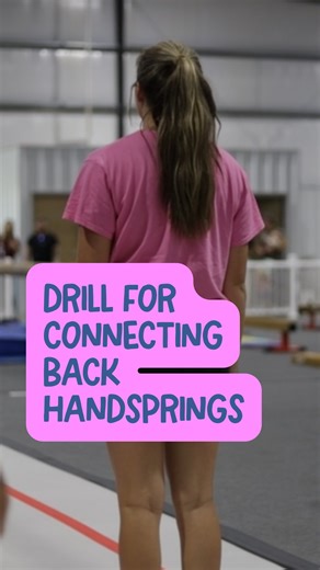 The Tumble Hub on Instagram: "Working on linking two back handsprings? Learn how a back handspring → backward roll drill helps! #thetumblehub #tumblehub #backhandspringdrills #backhandsprings #backhandspringtutorial #backhandspring #doublebackhandspring"