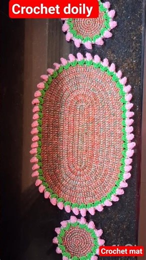 End twist Simple and elegant easy to make crochet Doilies 😍step by step tutorial for beginners 🤔