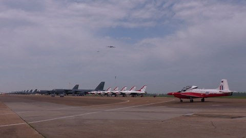 Bomber Heritage Flight / B-52 & B-25, Barksdale Airshow 2025