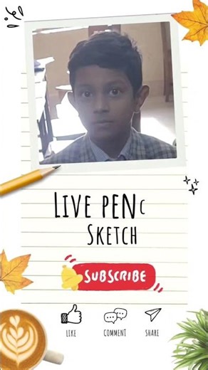 Live Pencil Sketch Magic ✏️✨ Watch the Art Come Alive! #Real-Time Sketch Transformation 🤯✏️