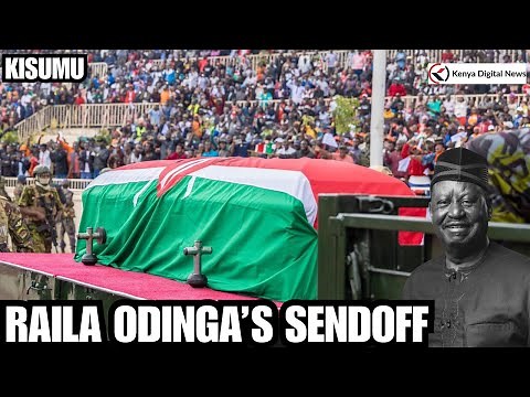 LIVE: Raila Odinga’s Emotional Final Journey, Thousands Flock Mamboleo, Kisumu to View his Body