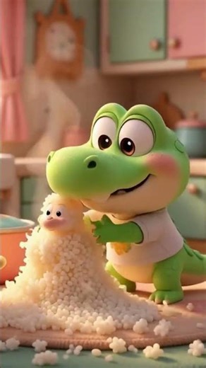 Croco Cooking – Cute Cartoon Short for Kids #kidsshorts
