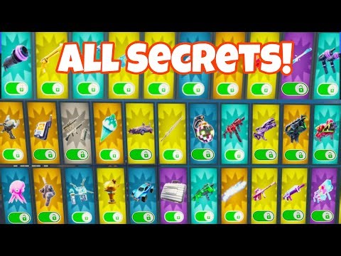 1v1 With Every Gun ALL Secrets! Lava Sniper, Lightning Shotgun, Slurp Rifle, and More!