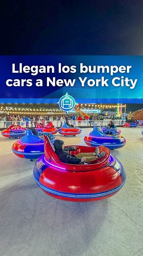 Mochileando on Instagram: "Los bumper cars sobre nieve estarán desde el 12 de enero a New York🗽🤯❄️ ¡Ya puedes reservarlos! Están en Winter Village. El costo comienza desde $20 dólares. Estará ubicado en Bryant Park y estarán disponibles hasta marzo de 2024. ¡Ya puedes comprar tus boletos! 🟡 Para reservar los boletos de los bumper cars en Winter Village puedes directamente a su página en: https://bryantpark.org/activities/bumper-cars Si vas a New York City guarda y comparte este video. Anota e