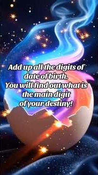 How do your numbers reveal your destiny? Discover destiny code in 5 minutes.