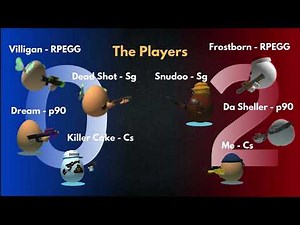 EPIC 4v4 in KOTC! | Shell Shockers Clan Battle