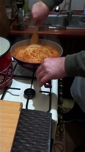 Lenten pasta is ready, a delicious and healthy dish
