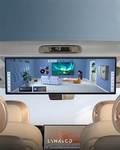 Lynk & Co Auto on Instagram: "The Tomorrow Technology Intelligent Cabin creates an atmosphere entirely centered on you. Immersive visuals unfold through the 30-inch Floating Entertainment Screen and the 6K All-in-one Sky Screen, creating a seamless digital experience tailored to your every need. With a -6°C to 50°C Fridge/Heatbox, comfort becomes part of the experience. #LynkCo #LynkTech #LynkCo900 #OneOfAKind"