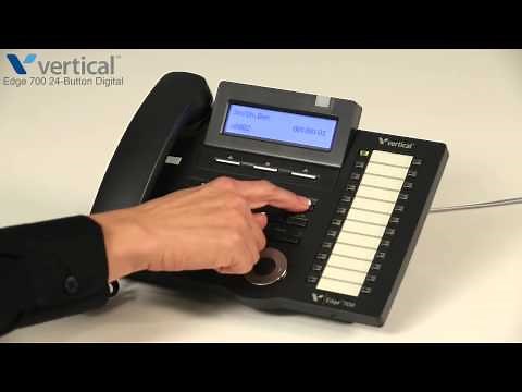 How do I set up conference calls on the Edge 700 24 button digital phone