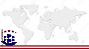 Happy Columbus Day animated background, 4K animated Happy columbus day. Columbus Day concept