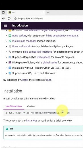 If you're using pip install, stop! Use UV, here's how
