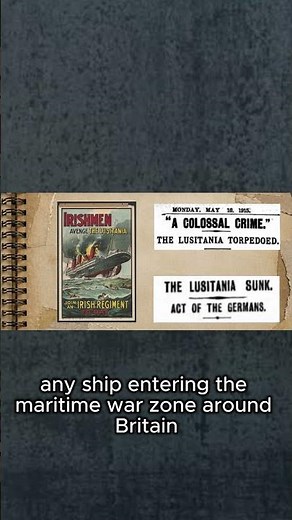 What Was Hidden in Lusitania’s Hold?#history #historyshorts #historyfacts