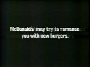 1996 Burger King Commercial, "STILL THE ONE"