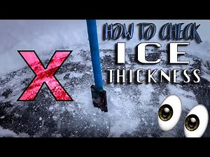 Early ice: How to use a "spud bar" to check ice thickness