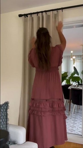 Un rideau sur mesure : l’élégance dans les détails.