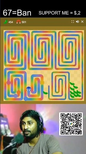 Very Difficult Situation Google Snake Game #shorts #googlesnake