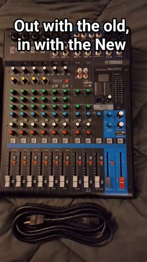 Hello Yamaha MG12xu, goodbye Behringer #mixer #yamaha #behringer #music #recording #usb