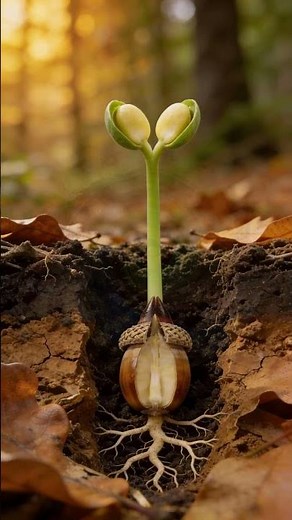 Watch an Acorn Become a Massive Oak Tree #biology #nature #naturedocumentary #oaktree #lifecycle