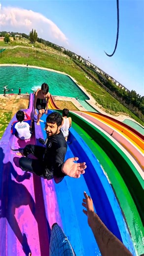 Bella ciao playground parkour watersliding😱 POV