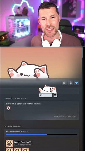 With this game you can earn money (Bongo Cat) 🤑 #gaming #videogames #gaming #bongocat #steam