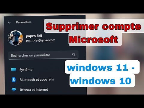 Comment supprimer un compte Microsoft dans Windows 11 facile